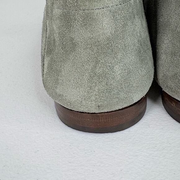 Gucci Loafers Suede Shoes Men’s UK 7.5 US 8 EU 42.5 Green Gray Horsebit Brixton - Picture 8 of 14